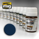 Ammo by MIG Filters Blue for Dark Grey 35mL