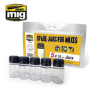 Ammo by MIG Accessories Spare Big Jars for Mixes 5x35mL jars
