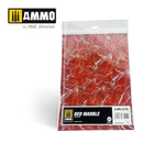 Ammo by MIG Dioramas Marble Red Marble Sheets of Marble 2pc