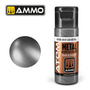 Ammo by MIG Atom Color Metallic Gun Metal 20mL