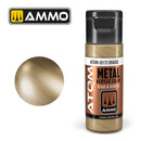 Ammo by MIG Atom Color Metallic Brass 20mL