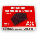 Ak Interactive Tools Coarse Sanding Pads 120 grit.4 Units