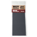 Ak Interactive Tools Wet Sandpaper 800 grit. 3 Units