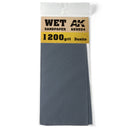 Ak Interactive Tools Wet Sandpaper 1200 grit. 3 Units