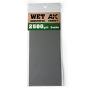 Ak Interactive Tools Wet Sandpaper 2500 grit. 3 Units