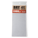 Ak Interactive Tools Dry Sandpaper 1000 grit. 3 Units