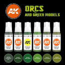 AK Interactive 3 Gen Sets Orcs And Green Creatures
