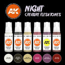 AK Interactive 3 Gen Sets Night Creatures Flesh Tones
