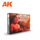 AK Interactive 3 Gen Sets Inferno And Red Creatures