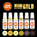 AK Interactive 3 Gen Sets Non Metallic Metal Gold