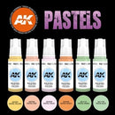 AK Interactive 3 Gen Sets Pastels Colors
