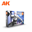 AK Interactive 3 Gen Sets White Colors