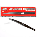 Ak Interactive Tools Hg Angled Tweezers 01 Thin Tipped