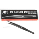 Ak Interactive Tools Hg Angled Tweezers 02 Flat-End