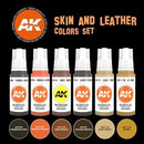 AK Interactive 3 Gen Sets Skin And Leather Colors