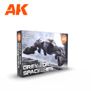 AK Interactive 3 Gen Sets Grey For Spaceships