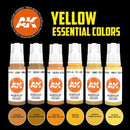 AK Interactive 3 Gen Sets Yellow Essential Colors