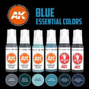 AK Interactive 3 Gen Sets Blue Essential Colors