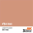 AK Interactive 3 Gen Figures Acrylics Light Flesh 17mL