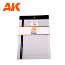 Ak Interactive Styrene 0.20 mm/0.008? Thickness-Clear Organic Glass/Acryl