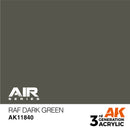 AK Interactive 3 Gen Acrylics Raf Dark Green 17mL