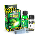 AK Interactive Dioramas Terrains Resin Radioactive Water Components Epoxy Resin 180 mL