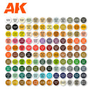 AK Interactive 3 Gen Acrylics Briefcase 120 Best Colours for Wargames Fantasy and SciFi