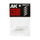 Ak Interactive Tools Standard Diagonal 5 Spare Blades Replacement