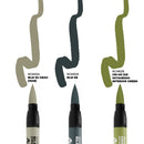 AK Interactive RC Markers Wwii Axis Aircraft Cockpit Colors Set 3 Real Colors Markers