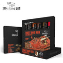 Abteilung 502 Oil Sets Rust and Red Colors Set