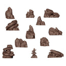 AK Interactive Basing Bits Rocks & Tors 12 Pieces