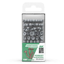 AK Interactive Basing Bits Forest Mushrooms 63 Pieces