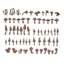 AK Interactive Basing Bits Forest Mushrooms 63 Pieces