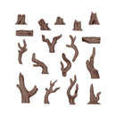 AK Interactive Basing Bits Dead Tree Basing 17 Pieces
