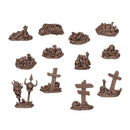 AK Interactive Basing Bits Bones Remains 12 Pieces