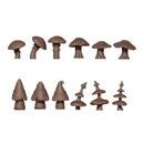 AK Interactive Basing Bits Gigant Musrooms 12 Pieces