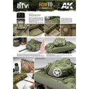 AK Interactive Weathering Products Dark Wash For Green Vehicles 35mL
