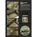 AK Interactive Weathering Products Dark Wash For Green Vehicles 35mL