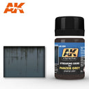 AK Interactive Weathering Products Streaking Grime for Panzer Grey Vehicles 35mL