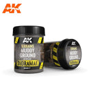 AK Interactive Dioramas Terrains Muddy Ground 250mL