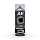 Ak Interactive Aerosol Spray Primer Fine Primer Black Spray 400mL Includes 2 Nozzles