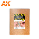 AK Interactive Building Materials Cork Sheets Coarse Grained 200x300x3mm