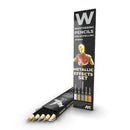 AK Interactive Weathering Pencils Sets Watercolor Pencil Set Metallics