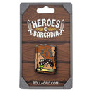 Heroes of Barcadia Liquornomicon Pin