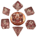 Fanroll: 10mm Mini Polyhedral Dice set: Ethereal Light Purple