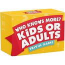 Who Knows More Kids Or Adults? Board Game