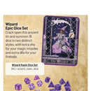 Dungeons & Dragons Beadle & Grimm's EPIC Dice Set & Rolling Tray Wizard