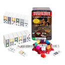 Family Traditions Mexican Train Dominoes Board Game