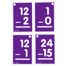Flash Cards Subtraction Board Game