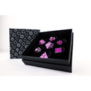 LPG Dice RPG Set Serif Purple/Silver